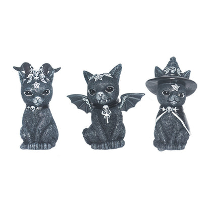 Halloween Magic Cat Resin Crafts Ornaments Animals