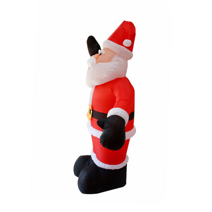 Christmas Inflatable Decoration Courtyard Layout 24m Santa Claus Inflatable Model Party Gifts Outdoor Decoration