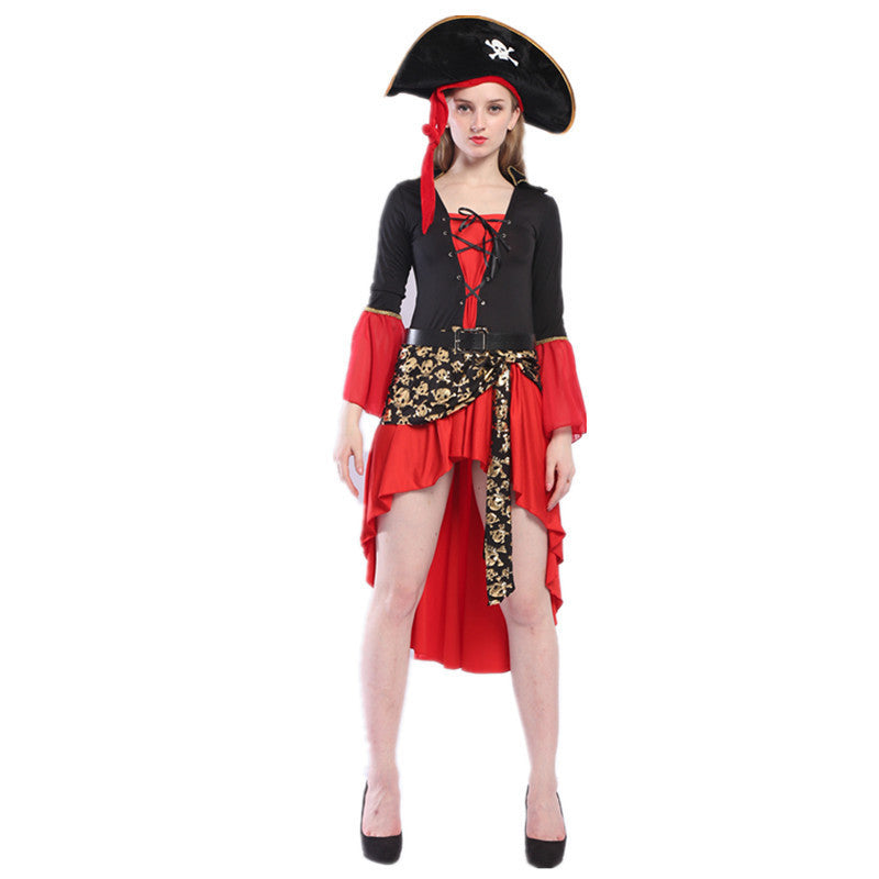 Costume d'Halloween nouveau costume de pirate femme