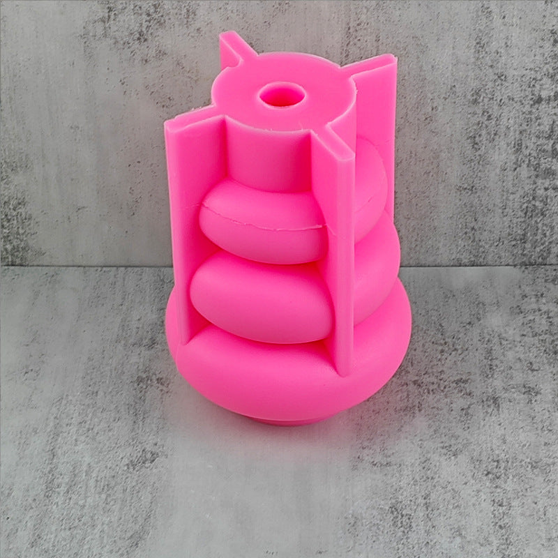 Moule en silicone pour vase circulaire de style Ins