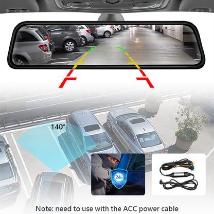 12 Dual Lens Rearview Camera Tachograph