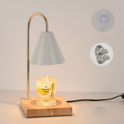 Lampe à cire fondante d'aromathérapie, bougie chandelier à huile essentielle