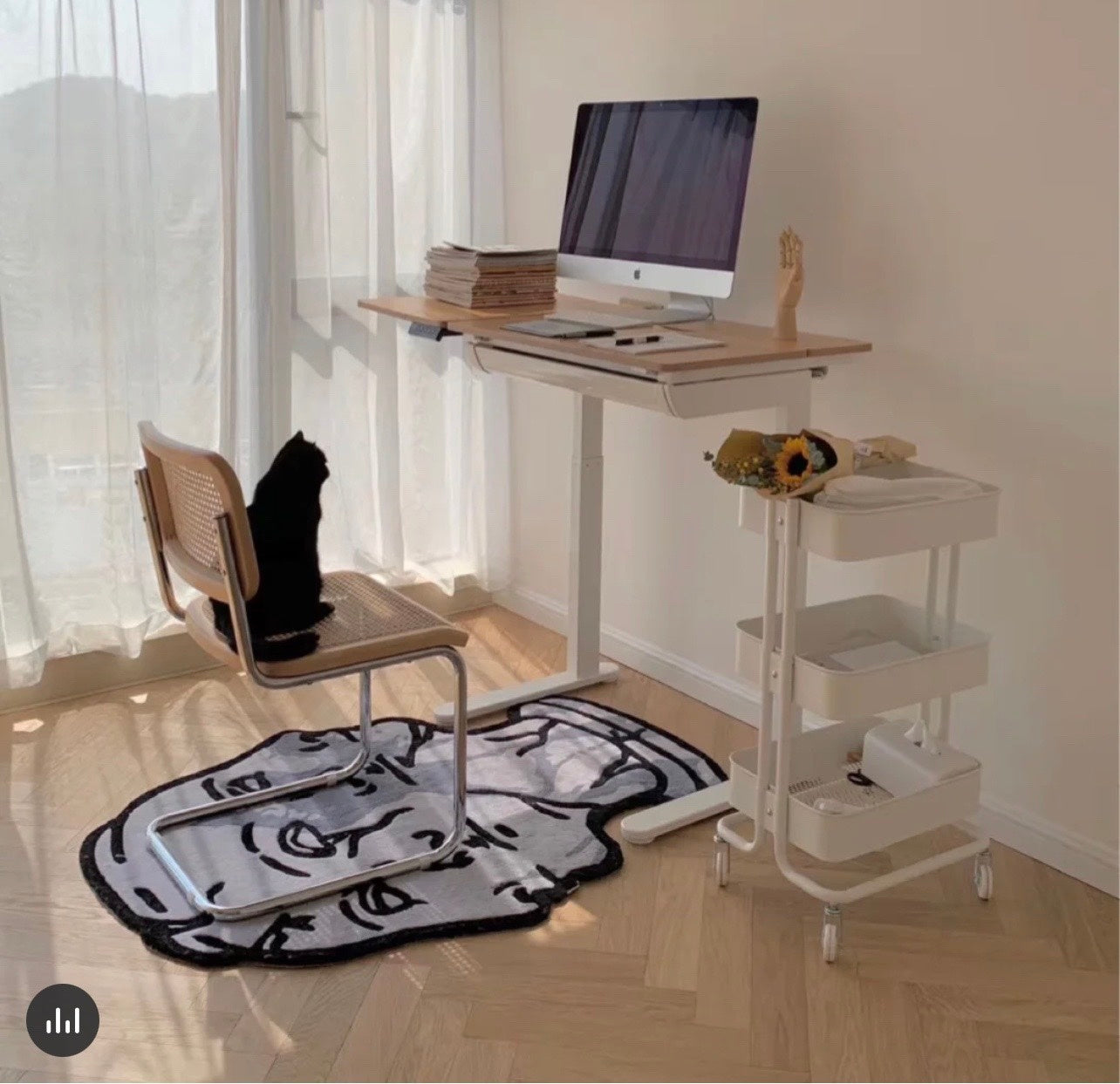 Alfombra Sala De Estar Dormitorio Mesa De Té Escritorio Para Computadora Estudio