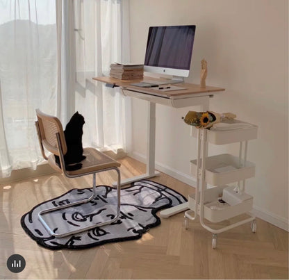 Tapis Salon Chambre Table à thé Bureau d'ordinateur Studio