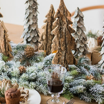 Cadeau décoratif floral de Noël en cèdre