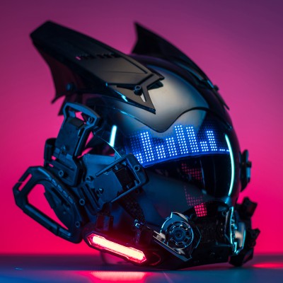 Sentido de la tecnología de la máscara del casco luminoso