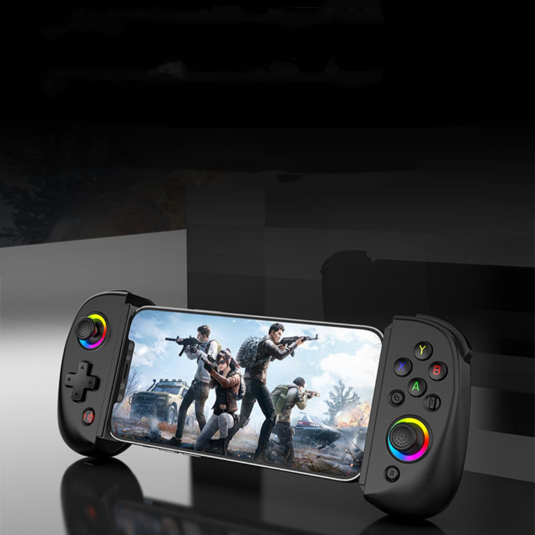 Manette de jeu Bluetooth à bascule pour tablette extensible D8