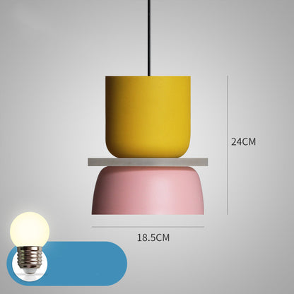 Lampe de chevet minimaliste nordique, chambre à coucher, étude, café, Bar, trois lumières de salle à manger