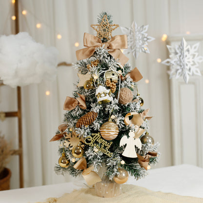 Couronne de décoration de noël, petit ornement de bureau pour la maison