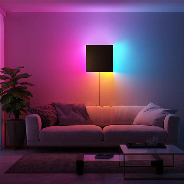 Lámpara de pared para dormitorio, mesita de noche, LED, color decorativo