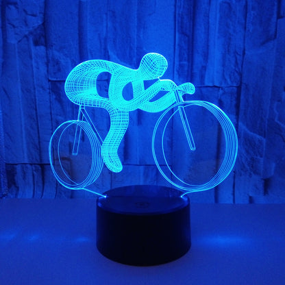 La lampe 3D du cycliste