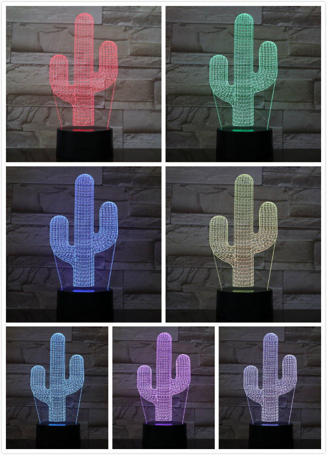 Cactus LED night light