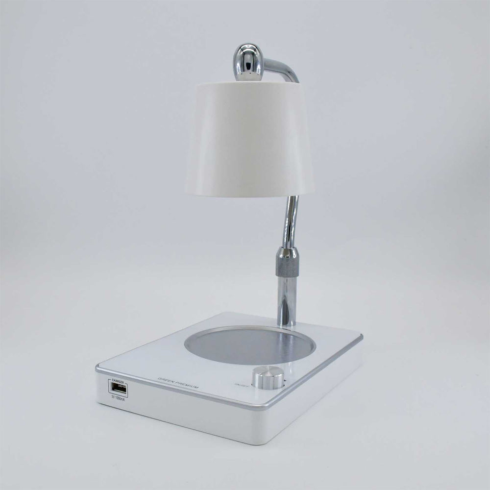 Remote control adjustable temperature table lamp