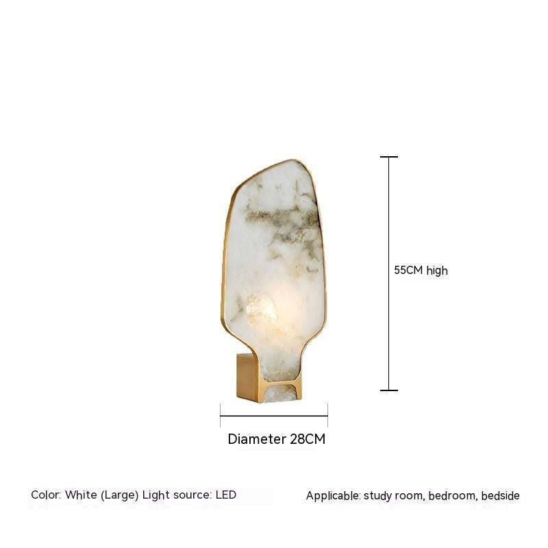 Marble Table Lamp New Chinese Study