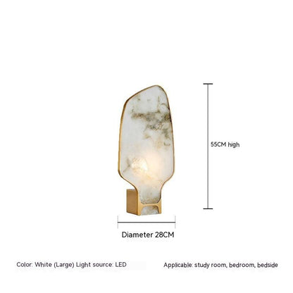 Marble Table Lamp New Chinese Study