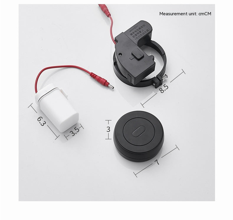 Dispositivo de descarga con sensor automático para inodoro inteligente