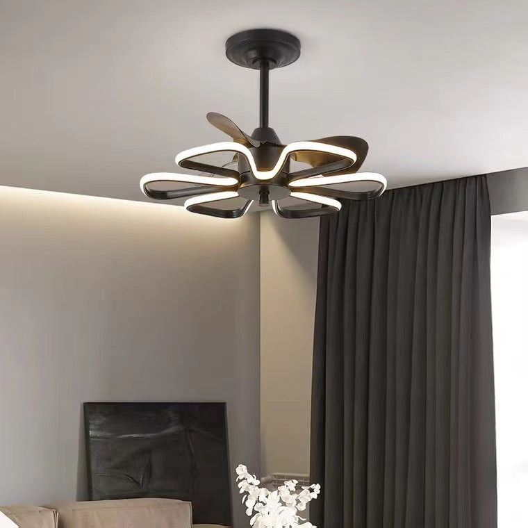 Ventilador eléctrico moderno y sencillo para salón, comedor, dormitorio, estilo de lujo