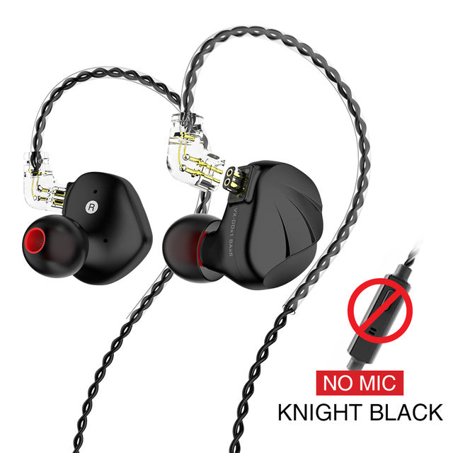 1DD+6BA Hybrid Metal In Ear Earphone