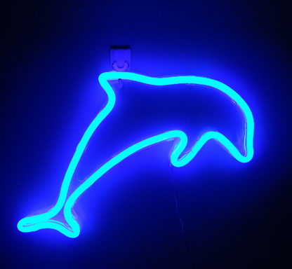 Led neon lights hanging wall decorative lights opening neon lights