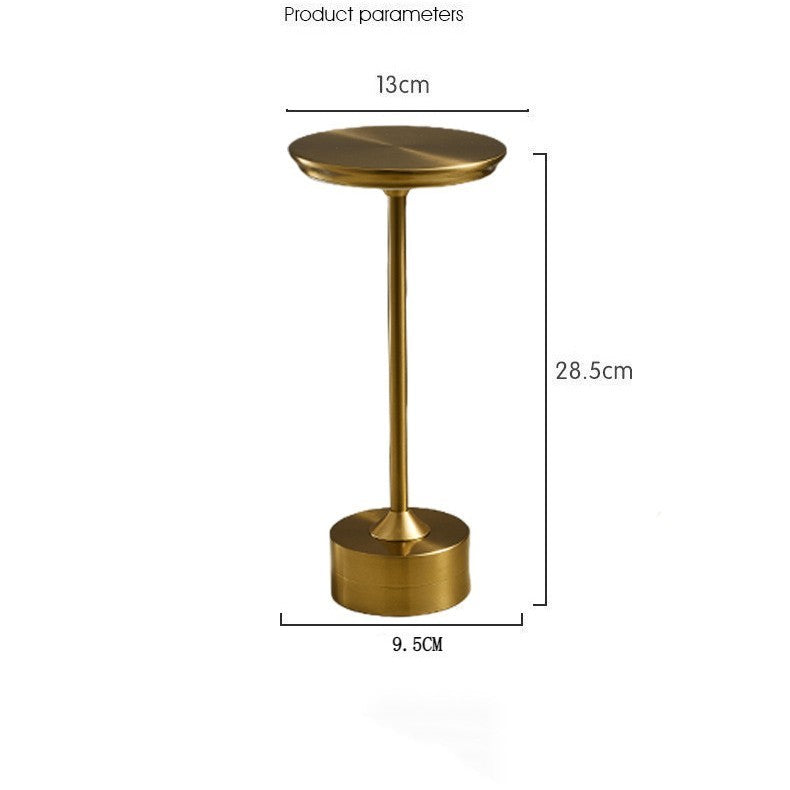 Lámpara de mesa creativa en forma de I para restaurante y bar