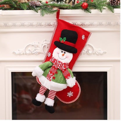 Christmas Decorations Creative Cute Old Man Hanging Bag