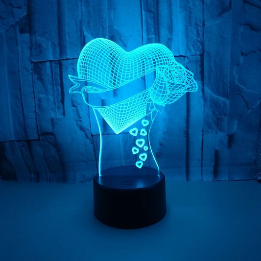 Colorful 3D night light