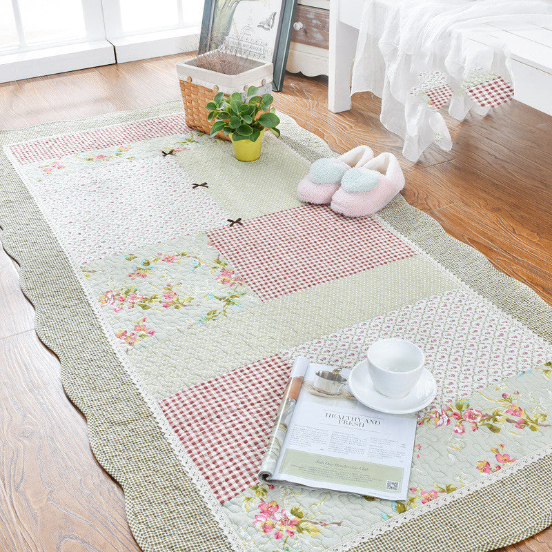 Cotton Bedroom Living Room Absorbent Coffee Table Non-slip Bedside Mat