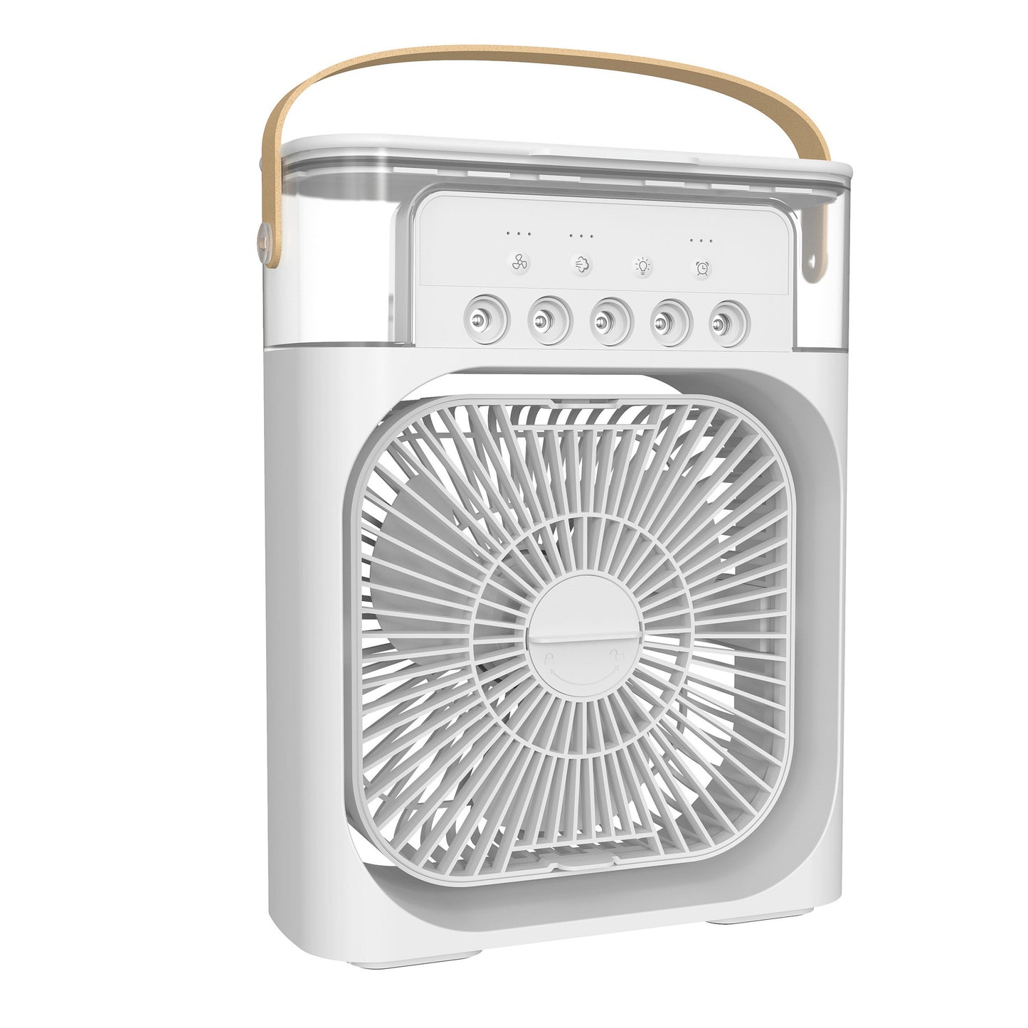 Ventilateur de lumières colorées avec humidificateur