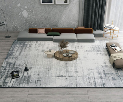 Tapis tridimensionnel minimaliste de luxe léger pour salon