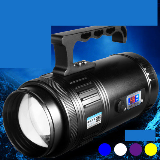 High Power Blue White Yellow Violet Four Light Night Fishing Laser Light