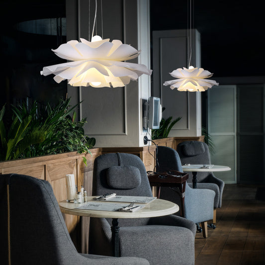 Lampes à fleurs minimalistes modernes pour restaurant créatif nordique