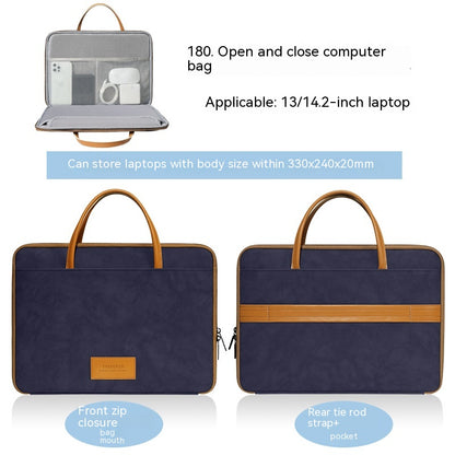 Simple Solid Color Home Laptop Bag