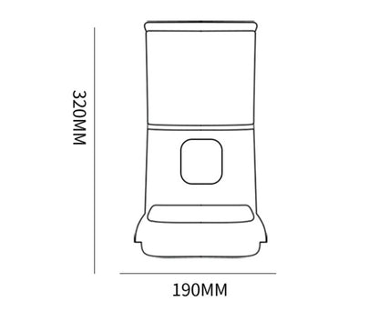 Alimentador automático para mascotas, grabadora de voz inteligente de gran capacidad, Control por aplicación, temporizador, alimentación, dispensador de comida para perros y gatos con WiFi, tazón para mascotas