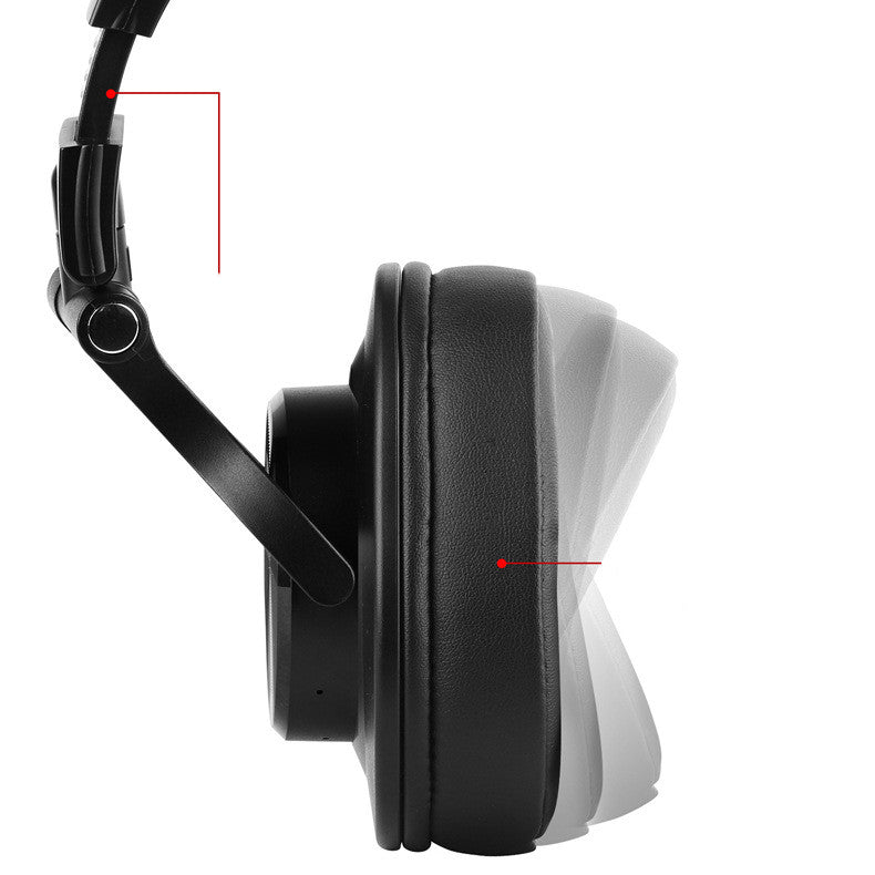 Head-mounted wireless bluetooth monitor headset