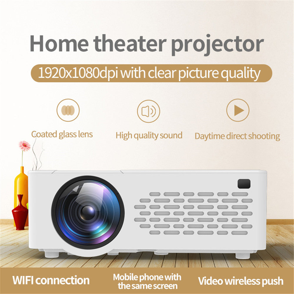 Mini proyector portátil casero para teléfono inteligente con pantalla