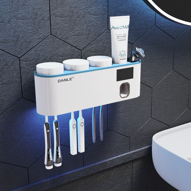 Stérilisateur de brosse à dents intelligent, tasse de lavage électrique UV