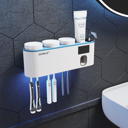 Smart toothbrush sterilizer UV electric washing cup