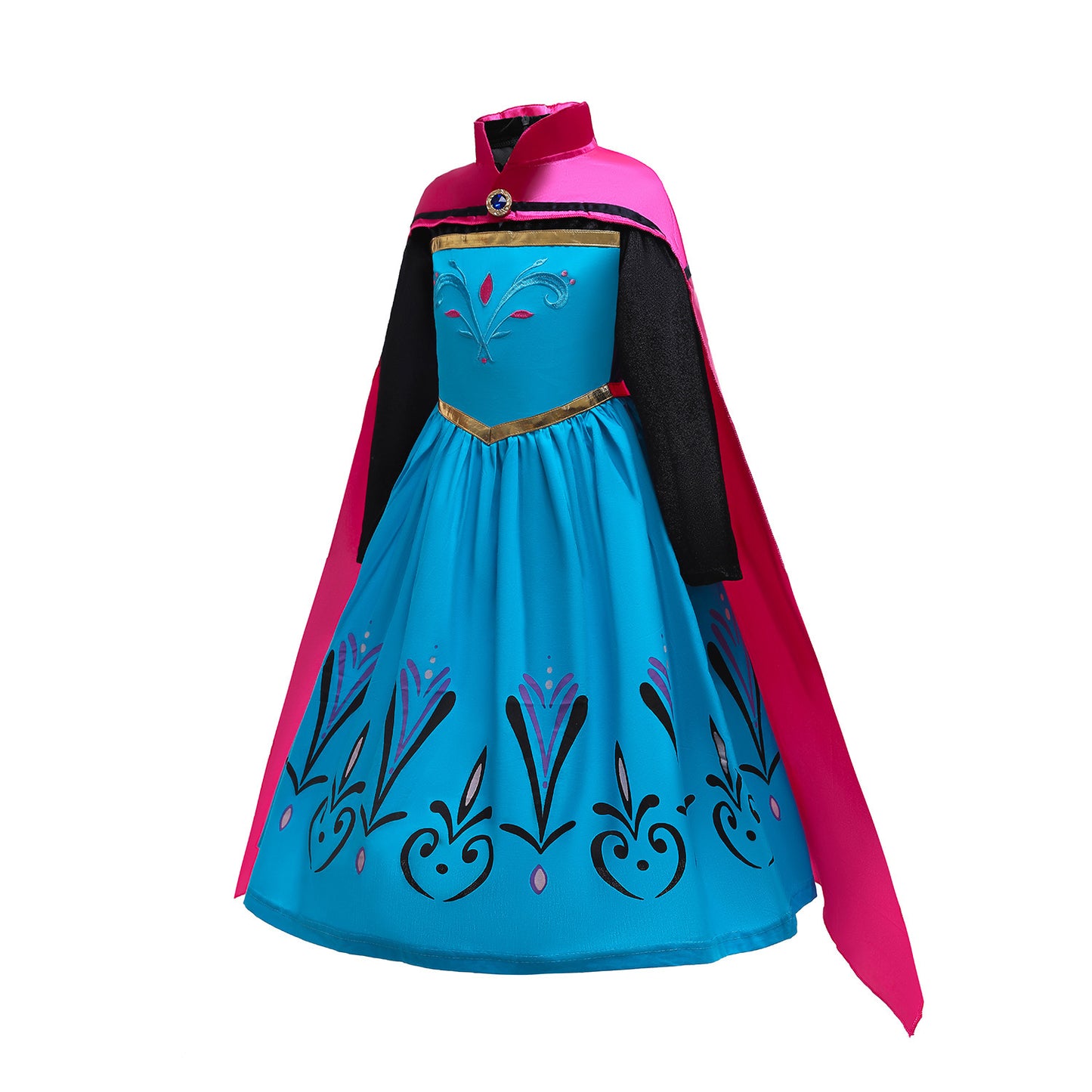 Robe à manches longues pour fille princesse d'Halloween