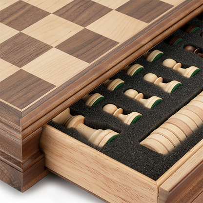 Fashion Walnut Chess And Checkers Suit