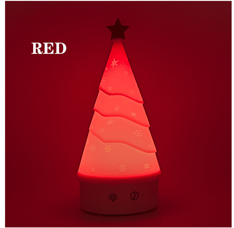 Lámpara de noche LED con forma de árbol de Navidad, lámpara de ambiente para el hogar, lámpara de escritorio con carga USB, decoración del hogar, lámpara de mesa, regalo de cumpleaños