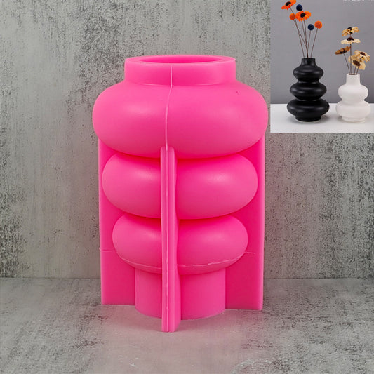 Moule en silicone pour vase circulaire de style Ins