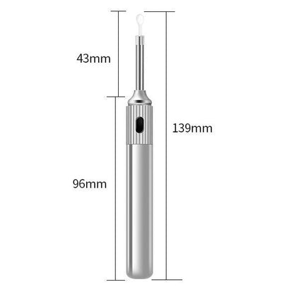 Otoscope WiFi, nettoyeur d'oreille, Endoscope de nettoyage, caméra d'inspection d'oreille sans fil, Gyroscope, outil d'élimination du cérumen