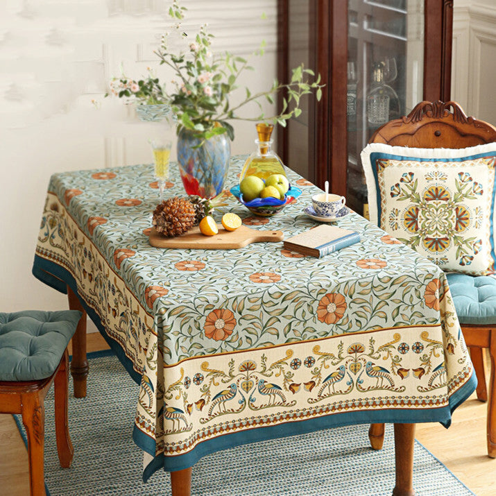 Home Fabric Atmosphere Sense Coffee Table Rectangular Tablecloth