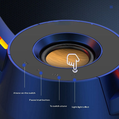 Ornement d’ordinateur de bureau audio Bluetooth à lévitation magnétique