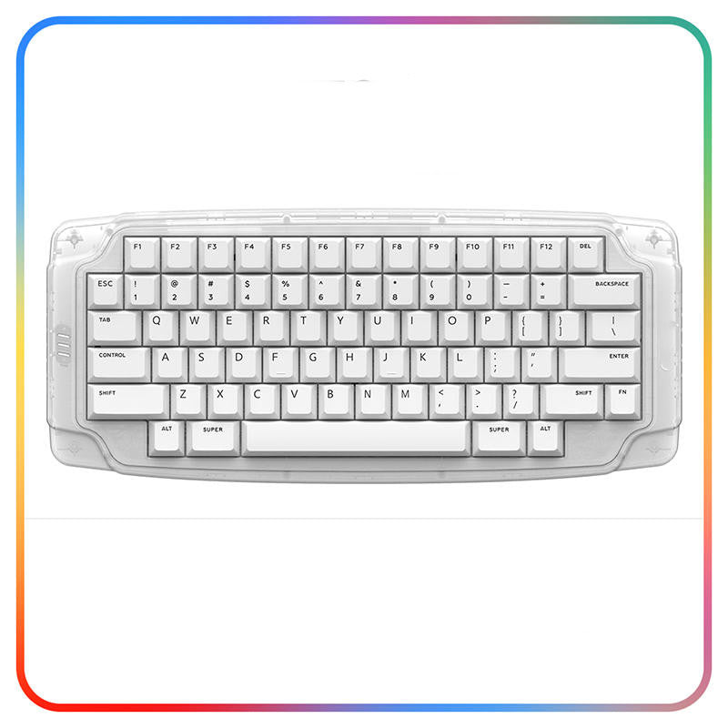 Teclado mecánico inalámbrico trimodo Bluetooth Gaming Office