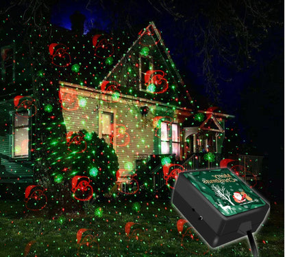 Decoración de Navidad para el hogar Entretenimiento Luces Linternas de Halloween Copos de nieve