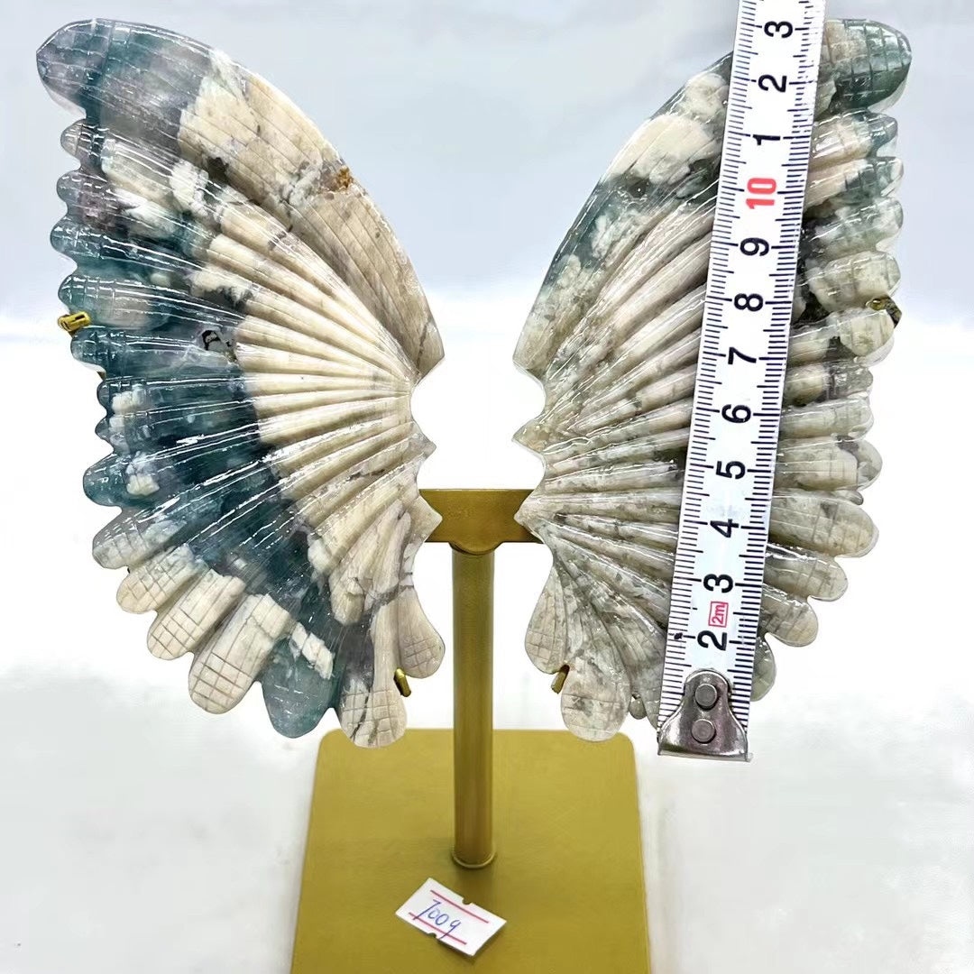 Natural Colorful Butterfly And Fluorite Wings