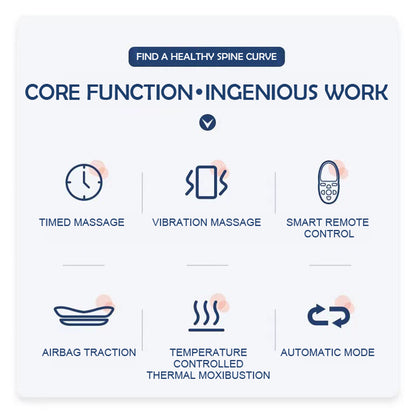 Airbag électrique, masseur de taille à impulsion basse fréquence, Support de Massage par Vibration, colonne lombaire, soulage la Fatigue de la taille