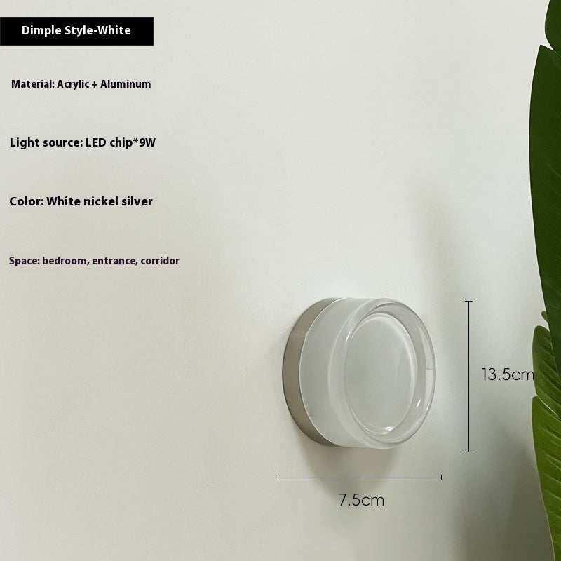 Lampe murale nordique pour chambre à coucher, couloir, salon, canapé, arrière-plan