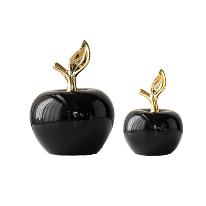 Simple Black Ceramic Home Ornaments Living Room Art Crafts Aisle Christmas Decorations